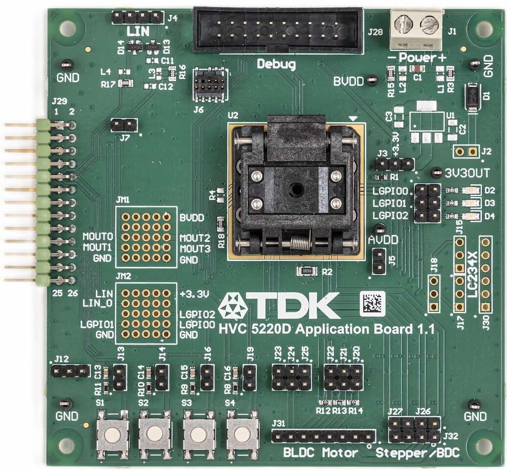 HVC 5220D Application Board V1.1